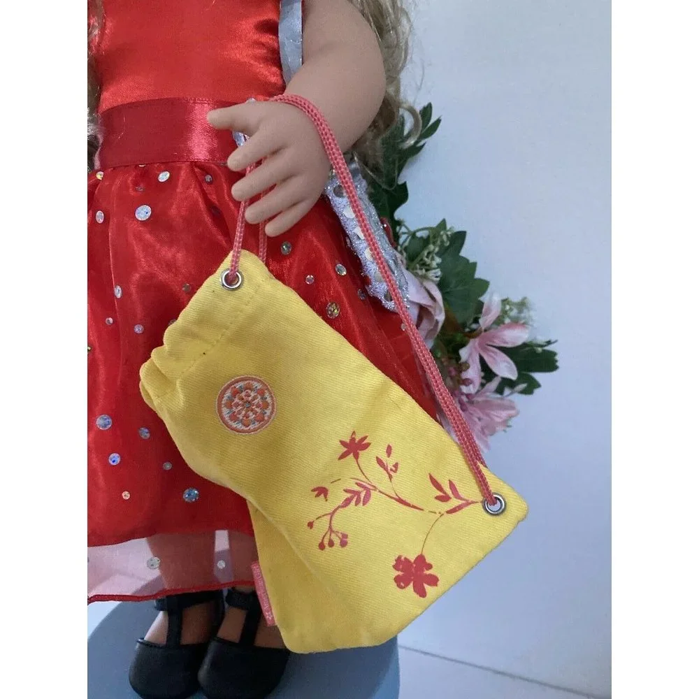 American Girl Battat OG Doll Retired Accessory Yellow Backpack for Dolls 16